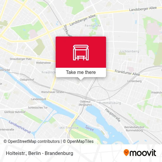 Holteistr. map