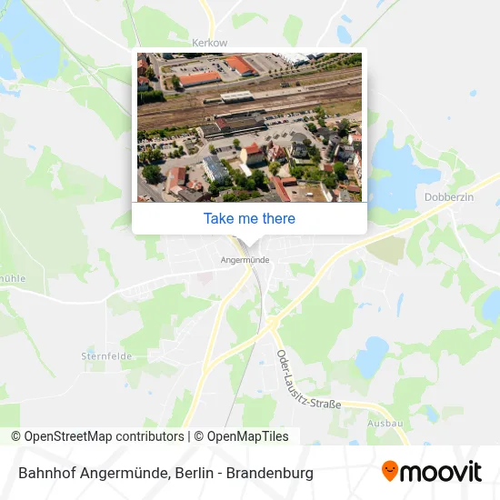 Bahnhof Angermünde map