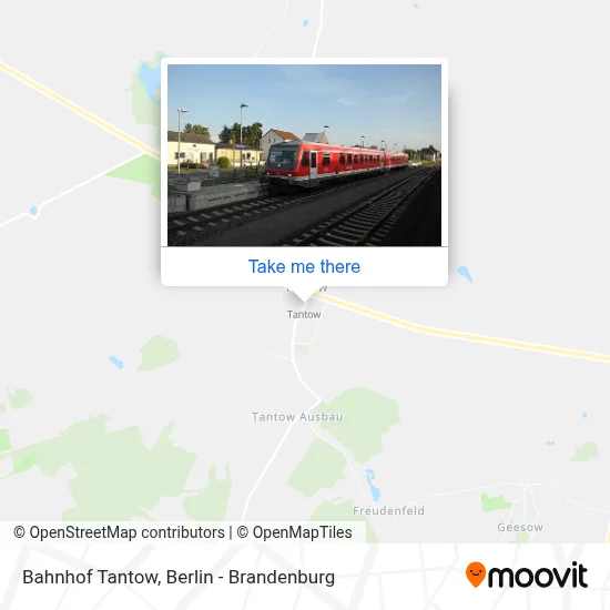 Bahnhof Tantow map