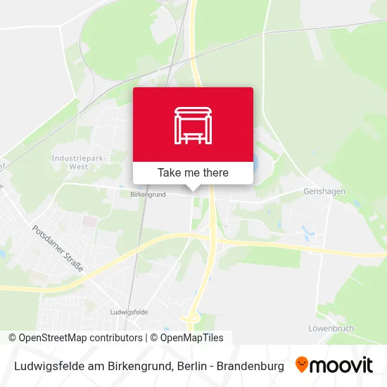 Ludwigsfelde am Birkengrund map