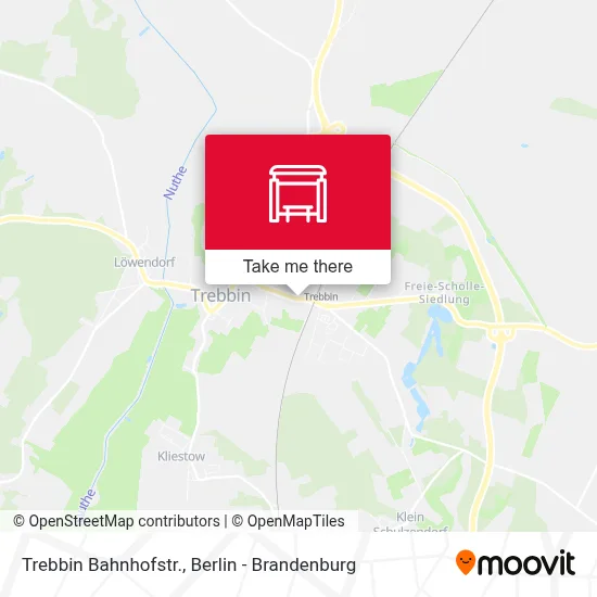 Trebbin Bahnhofstr. map