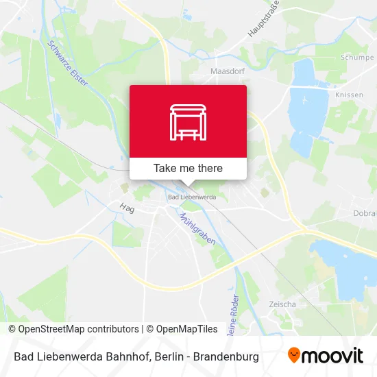 Bad Liebenwerda Bahnhof map