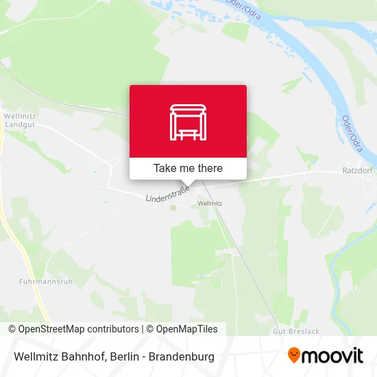 Wellmitz Bahnhof map
