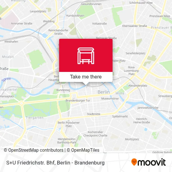 S+U Friedrichstr. Bhf map