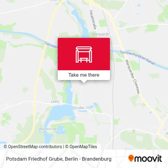Potsdam Friedhof Grube map