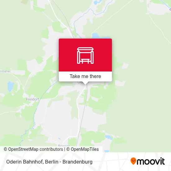 Oderin Bahnhof map