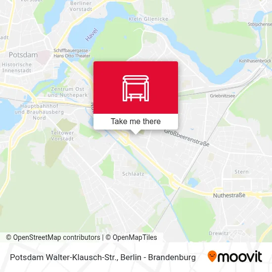 Potsdam Walter-Klausch-Str. map