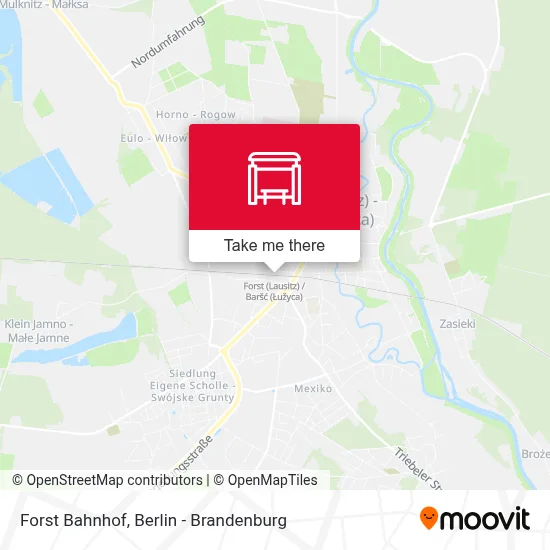 Forst Bahnhof map