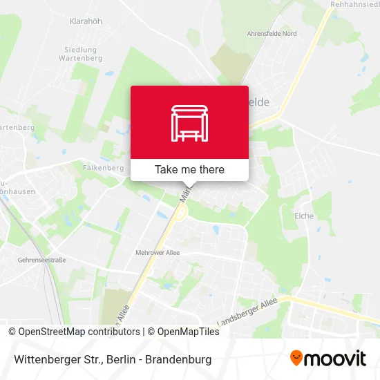 Wittenberger Str. map