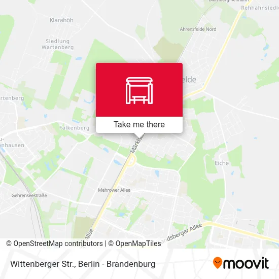 Wittenberger Str. map
