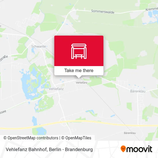 Vehlefanz Bahnhof map