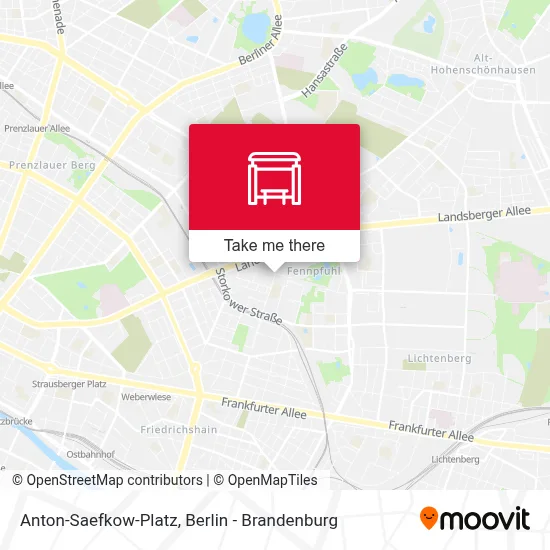 Anton-Saefkow-Platz map