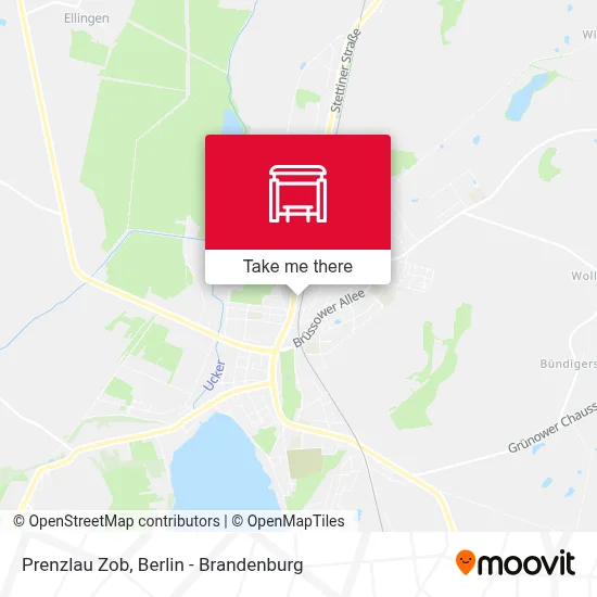 Prenzlau Zob map