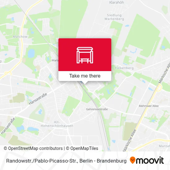 Randowstr./Pablo-Picasso-Str. map