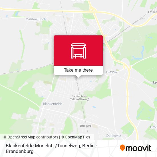 Blankenfelde Moselstr. / Tunnelweg map