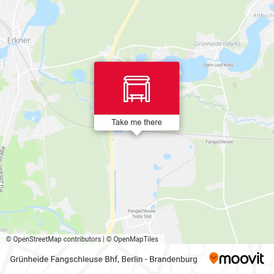 Grünheide Fangschleuse Bhf map