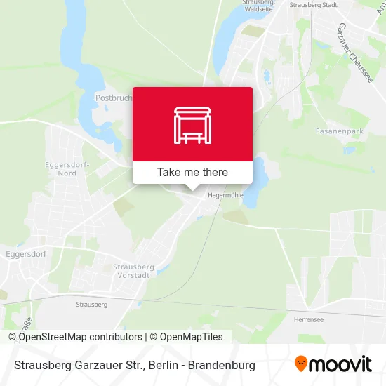 Strausberg Garzauer Str. map