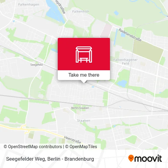 Seegefelder Weg map