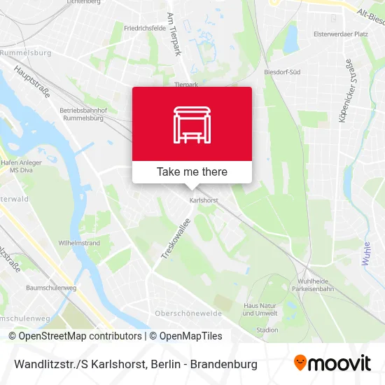 Wandlitzstr./S Karlshorst map