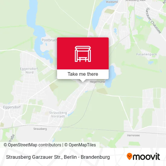 Strausberg Garzauer Str. map