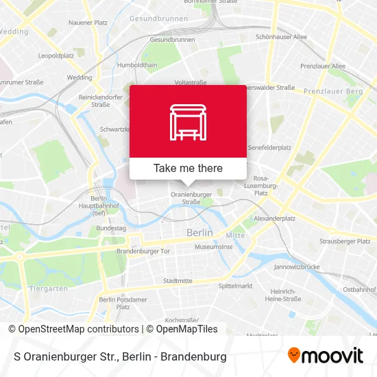 S Oranienburger Str. map