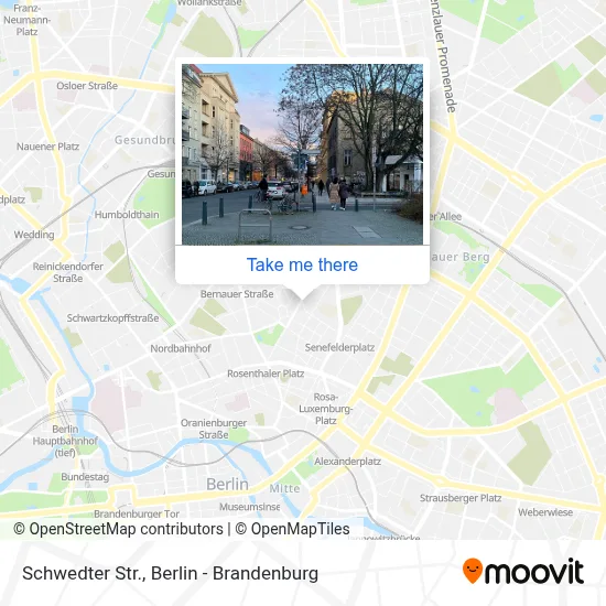 Schwedter Str. map