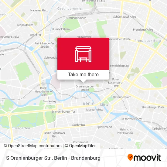 S Oranienburger Str. map
