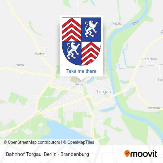 Bahnhof Torgau map