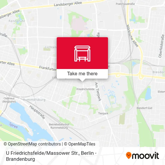 U Friedrichsfelde / Massower Str. map