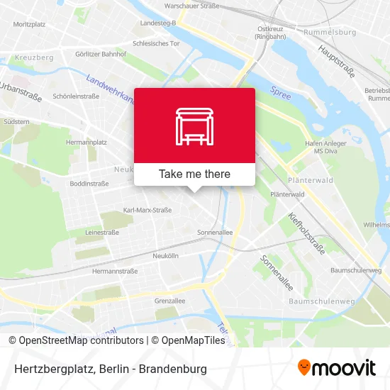 Hertzbergplatz map