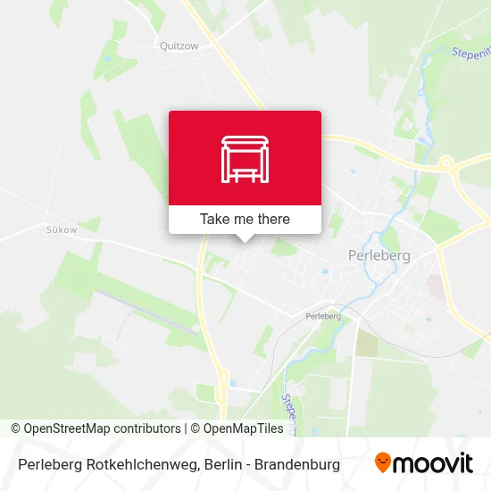 Perleberg Rotkehlchenweg map