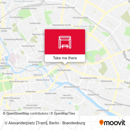 U Alexanderplatz [Tram] map
