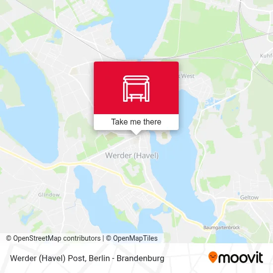 Werder (Havel) Post map