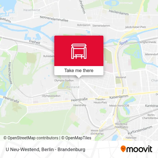 U Neu-Westend map