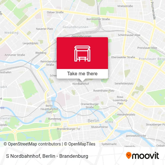 S Nordbahnhof map