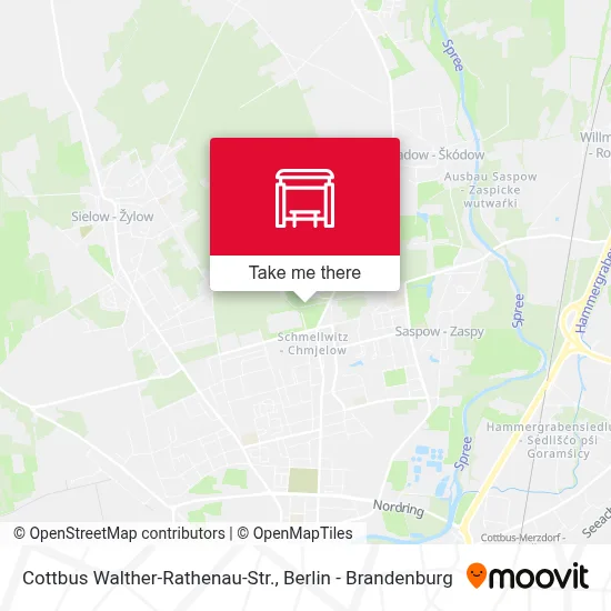 Cottbus Walther-Rathenau-Str. map