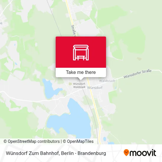 Wünsdorf Zum Bahnhof map