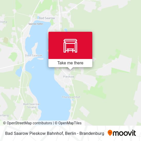 Карта Bad Saarow Pieskow Bahnhof