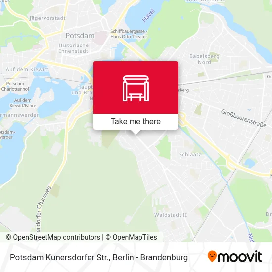 Potsdam Kunersdorfer Str. map