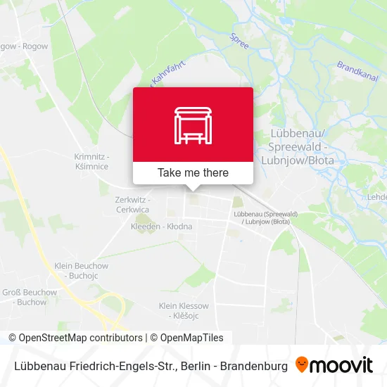 Lübbenau Friedrich-Engels-Str. map