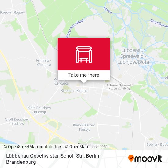 Lübbenau Geschwister-Scholl-Str. map