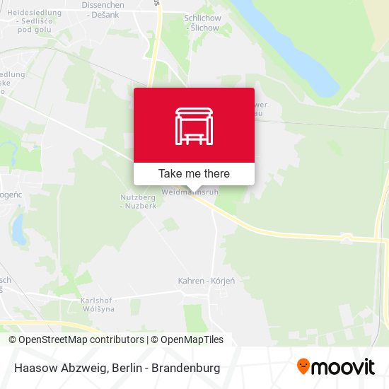 Карта Haasow Abzweig