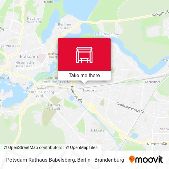 Potsdam Rathaus Babelsberg map