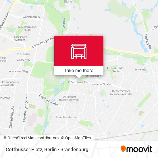 Карта Cottbusser Platz