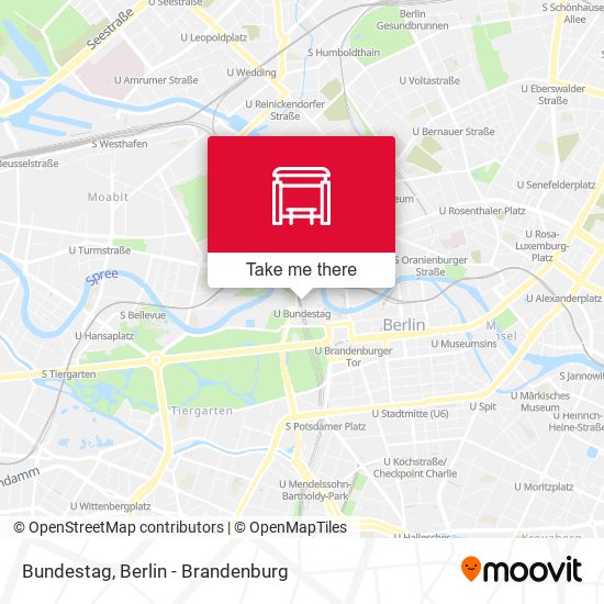 Bundestag map