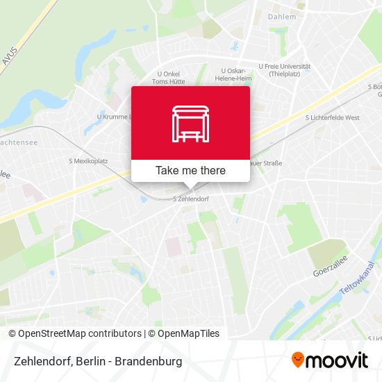 Zehlendorf map