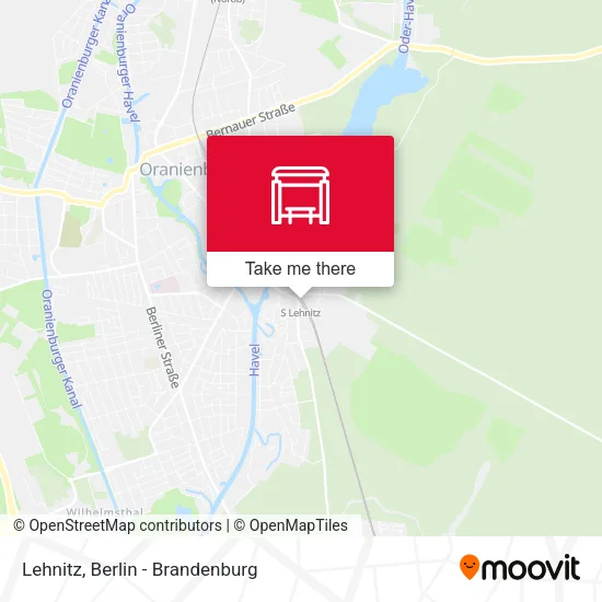 Lehnitz map