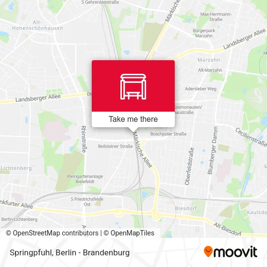 Карта Springpfuhl