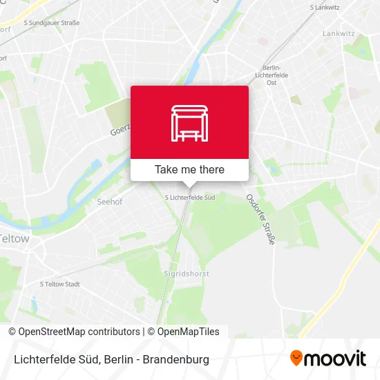 Lichterfelde Süd map