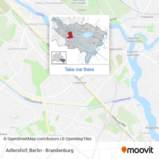 Adlershof map